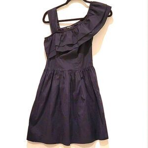 Tara JarmonBlack one shoulder sleeve dress size EU 40
